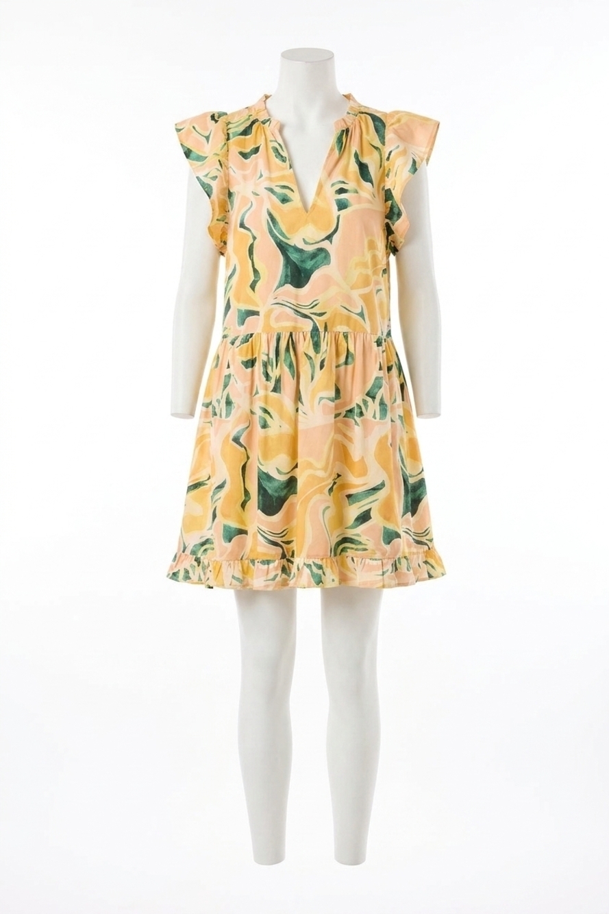 NEW RAILS women's zinnia mini dress in multi